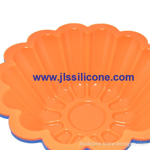 New Arrival! Flower Shape Silicone Pie Baking Pans 